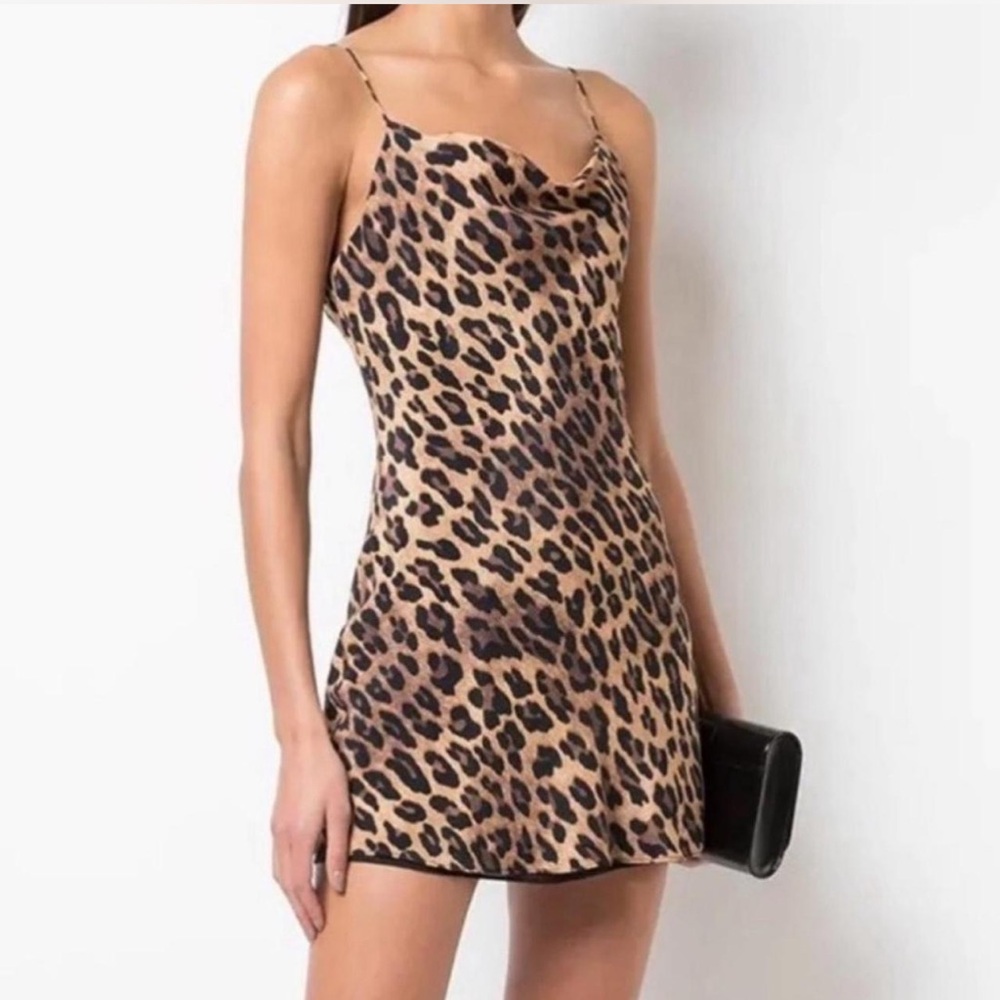 ALICE + OLIVIA CHEETAH MINI DRESS!!